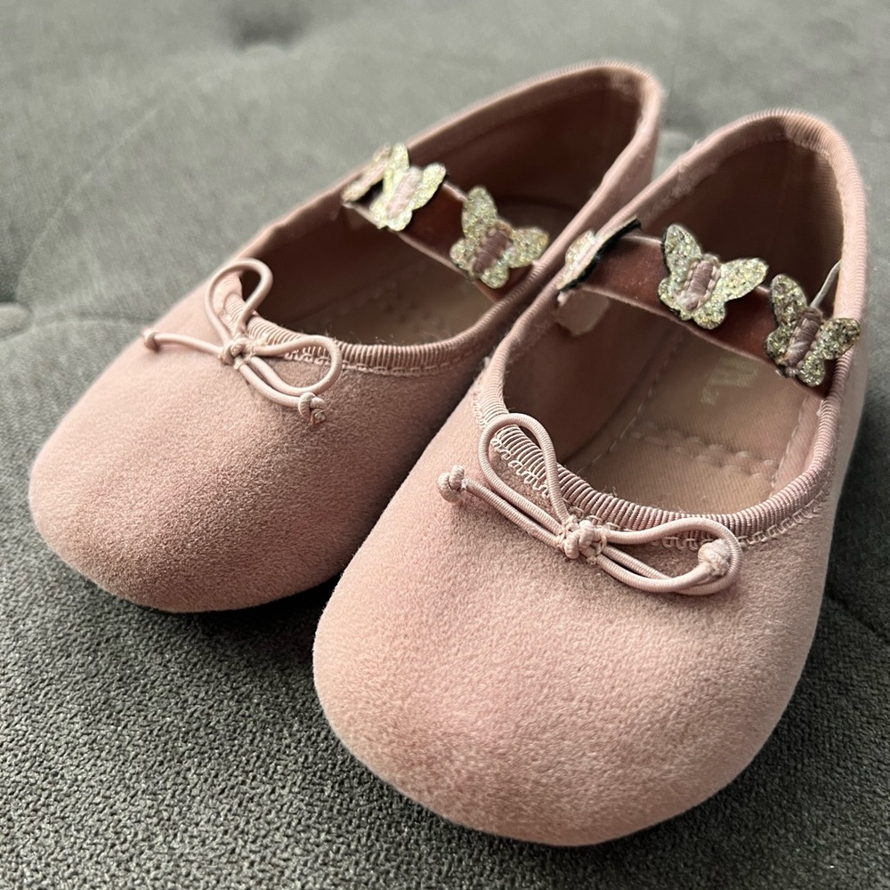 ZARA girls ballet flats size 24